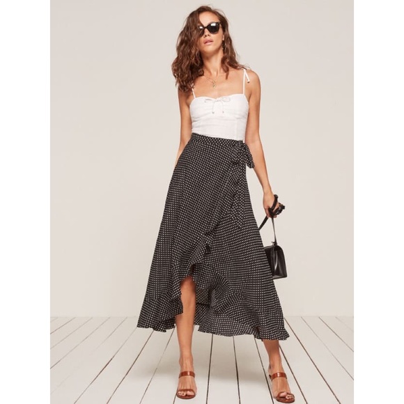 Reformation Dresses & Skirts - Reformation Nellie Skirt in Molly Polka Dot